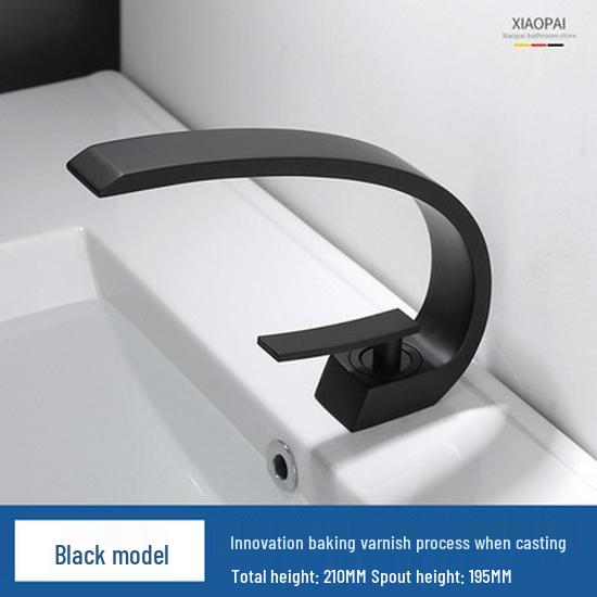 Цвет оружейного металла Латунный смеситель для раковины в ванной с краном горячей и холодной воды для умывальников и столешниц.