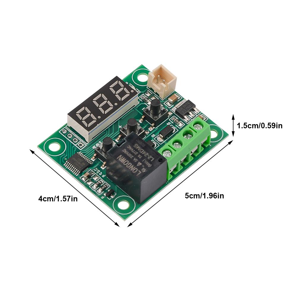 W1209 DC 24V NTC Нагрев Охлаждение Цифровой Термостат Регулятор Температуры Светодиодный Миниатюрный Термостат Переключатель Контроля Температуры Панель