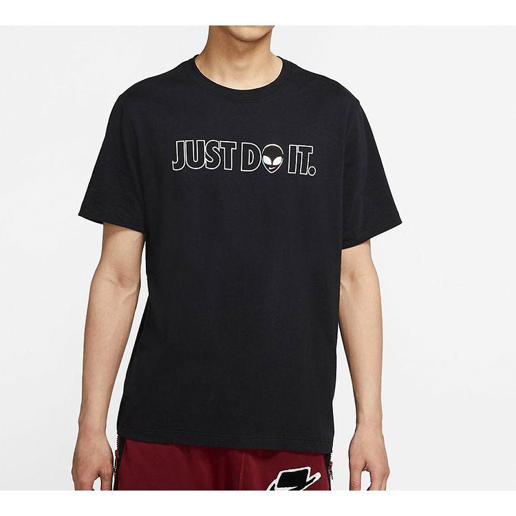 Nike Футболка с коротким рукавом с принтом «Чужой», мужские топы, черная CV8968-010