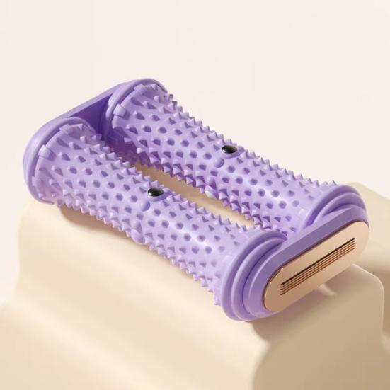 Double-Row Foot Massage Roller Plantar Fasciitis Muscle Sore Foot Arch Pain Relief Deep Tissue Relaxation Physical Therapy Fascia Roller