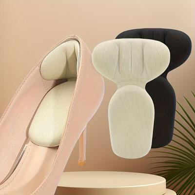 Стелька Т-образной формы с поддержкой свода стопы, вставки из пеноматериала с эффектом памяти, противоскользящие и антиусталостные для высоких каблуков, 1 пара