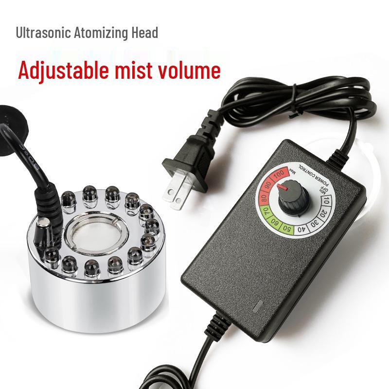 12 В Ультразвуковой туманообразователь с одной головкой на солнечной батарее, увлажнитель