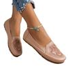 Women Flats Retro Loafers Ballet Pointed Toe Ladies Spring Comfort Non-slip Loafers Slip On Flat Shoe Plus Size 44 Zapatos Mujer