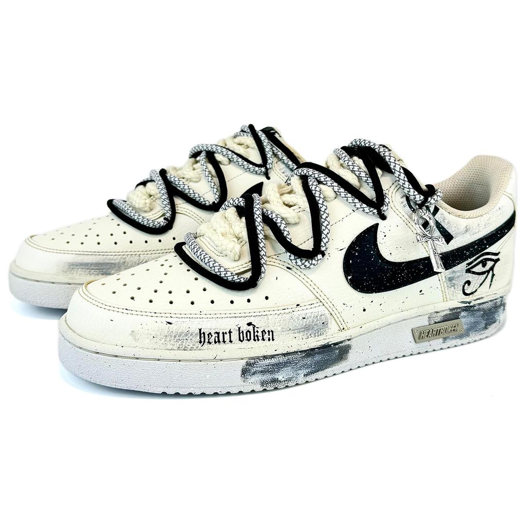 Nike Кроссовки для скейтборда Court Vision 1 Low top Мужские Белые Черные DH2987-101(Команда45-2.0)