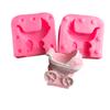 Chocolate Moulds Baby Stroller Shape Baking Mold Fondant Mould Candy Molds Silicone Material Great Gift for Baking Lover