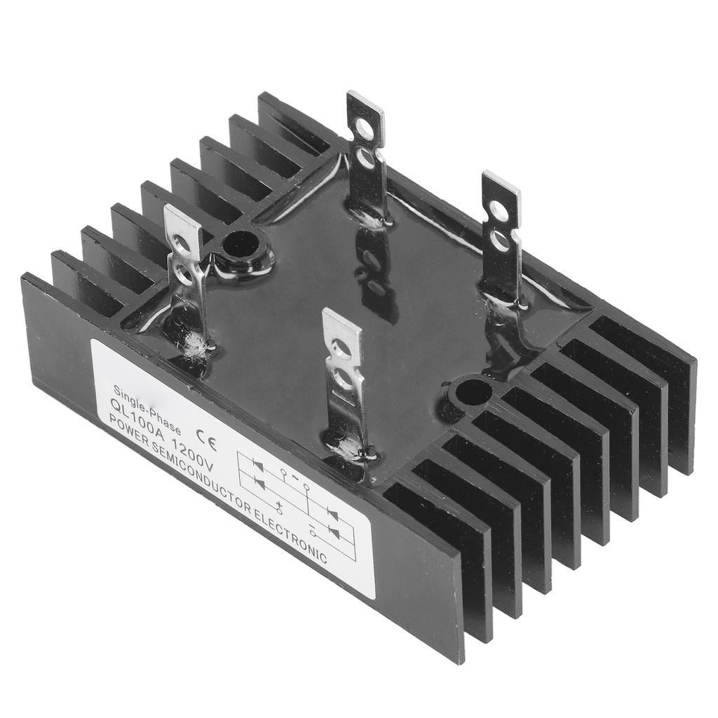 Высокомощный выпрямительный диодный мостовой регулятор напряжения 3-фазный 100A модуль с радиатором