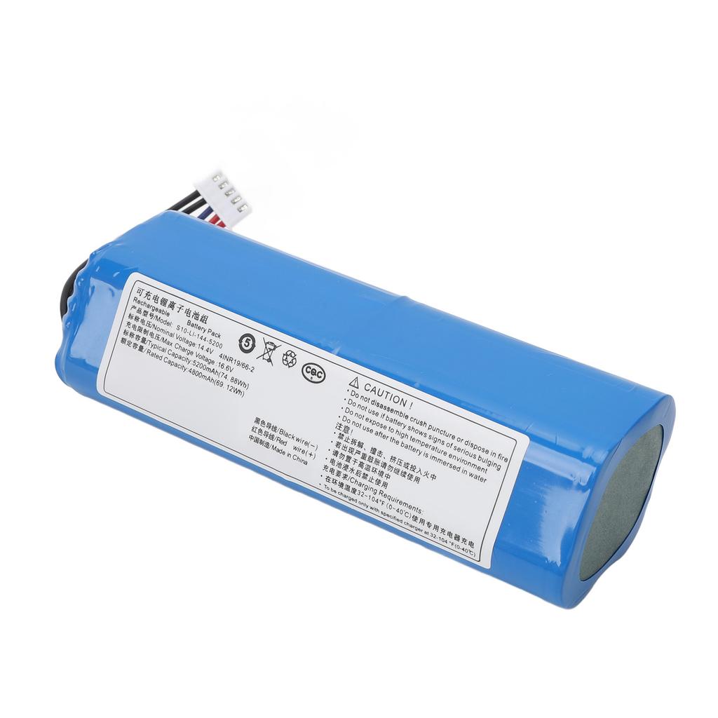 Robot Vacuum Cleaner Battery Rechargeable Short Circuit Overheating Prevention 4800mah Lithium