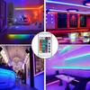 5V RGB COB LED Strip Light USB Flexible Tape with APP Control, Music Sync, Remote for TV Backlight Bedroom Cabinet DIY Decor
