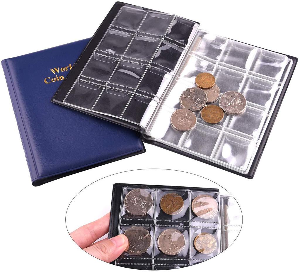 120 карманов, альбом для монет, коллекция монет, держатель для хранения альбомов, мини-сумка для хранения монет