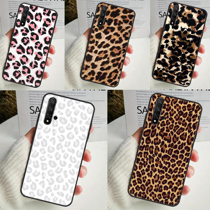 African Leopard Print Funda For Huawei Nova Y91 Y90 Y70 Y60 Y61 9 10 SE 11i 8i 7i 3i 5T P30 P40 Lite P60 Pro Case