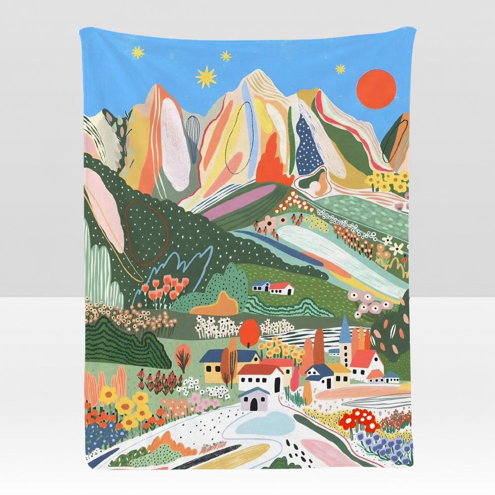 artist MMarina ECastaldo Throw Soft Flannel Blanket for Bed Bedroom Sofa Picnic Throw Skinfriendly Breathable Gift Cover