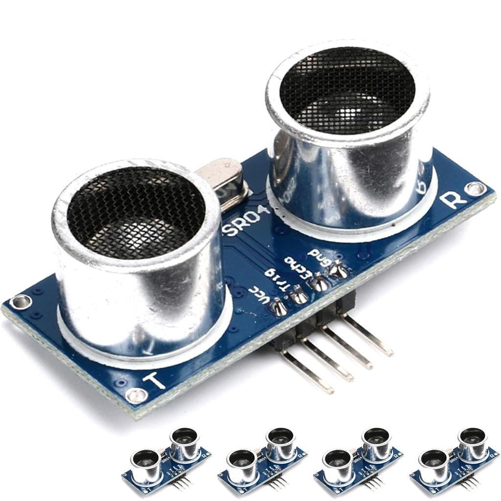 5Pcs HC-SR04 Ultrasonic Sensor Module Kit Distance Sensor Compatible with Mega R3 Duemilanove Nano