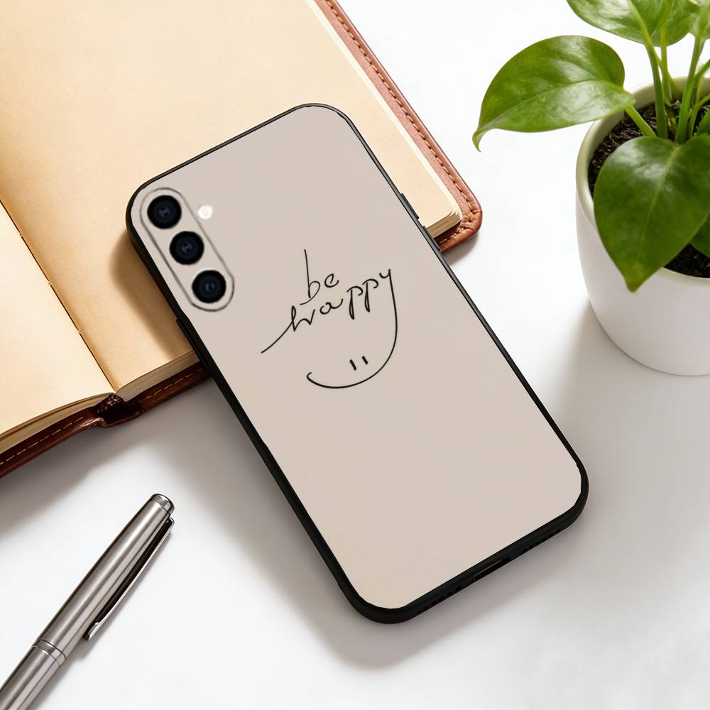 Минималистичный чехол для телефона Черный силикон Мягкий Для Samsung Galaxy A73,A72,A71,A70,A53,A52,A51