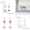 Oceanthemed Shell Ear Studs For Women Summer Fashion Jewelry With Electroplating