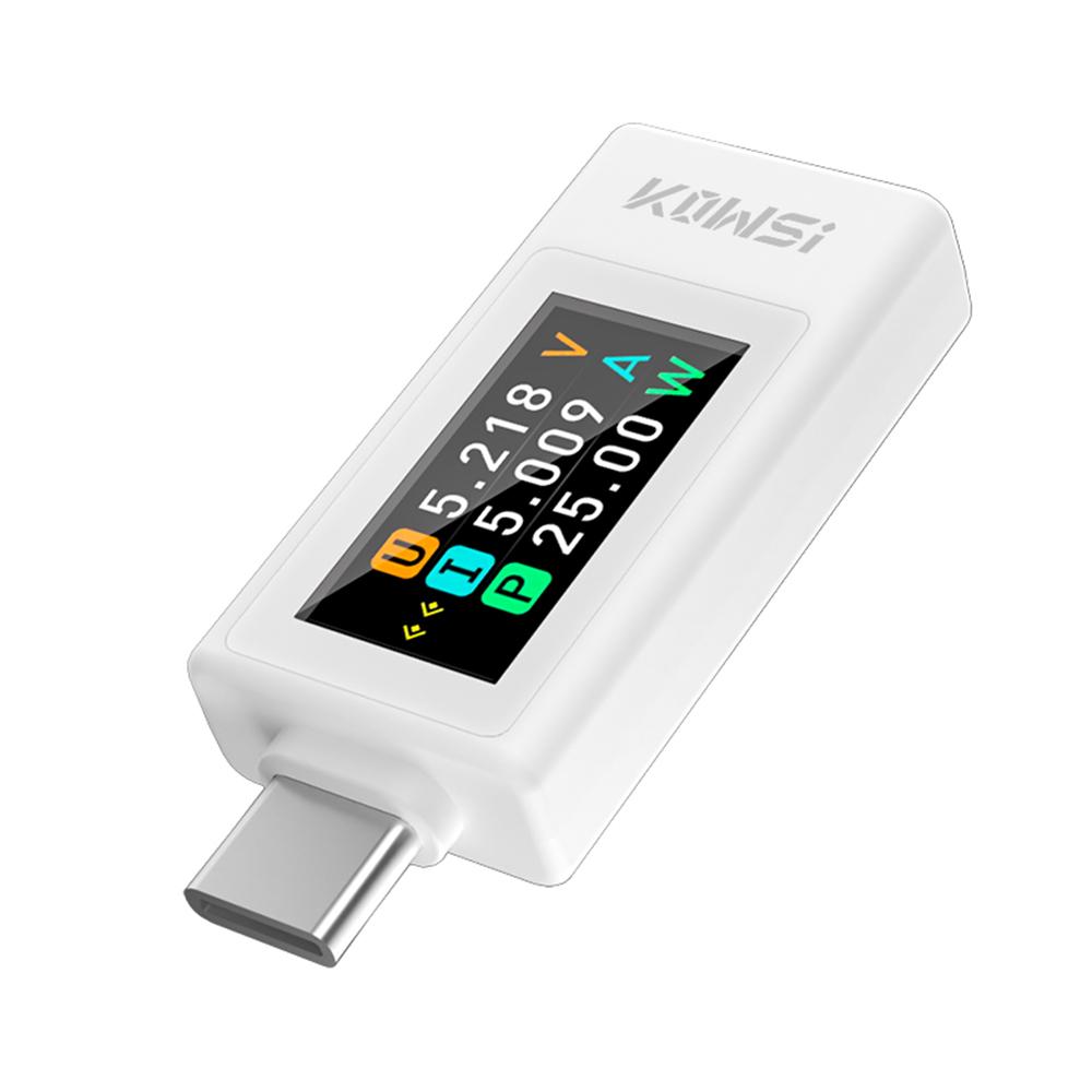 KWS-1902L DC 4-30V 0-8A Voltmeter Ammeter Power Meter 240W Multifunction Tester 0.96" TFT Display Type C Interface