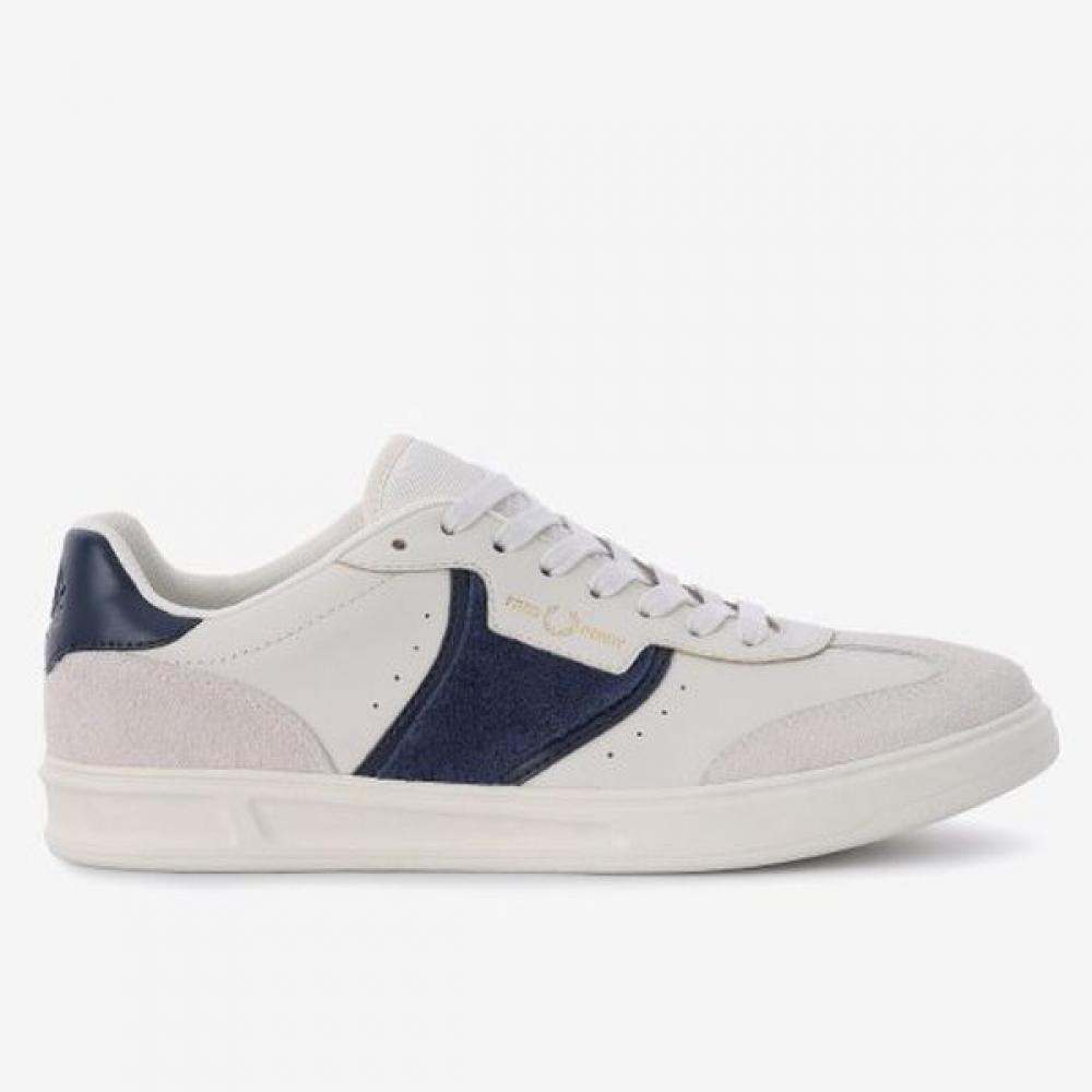 Fred Perry Мужские кроссовки S B4 Текстурированная кожа Замша