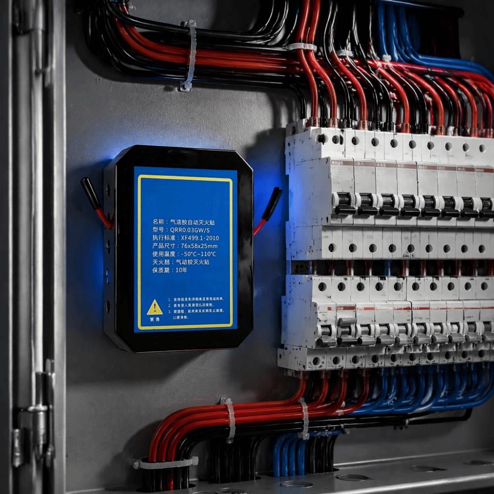 Self-Activating Fire Suppression Device Automatic Fire Sticker Vehicle Electrical Circuits