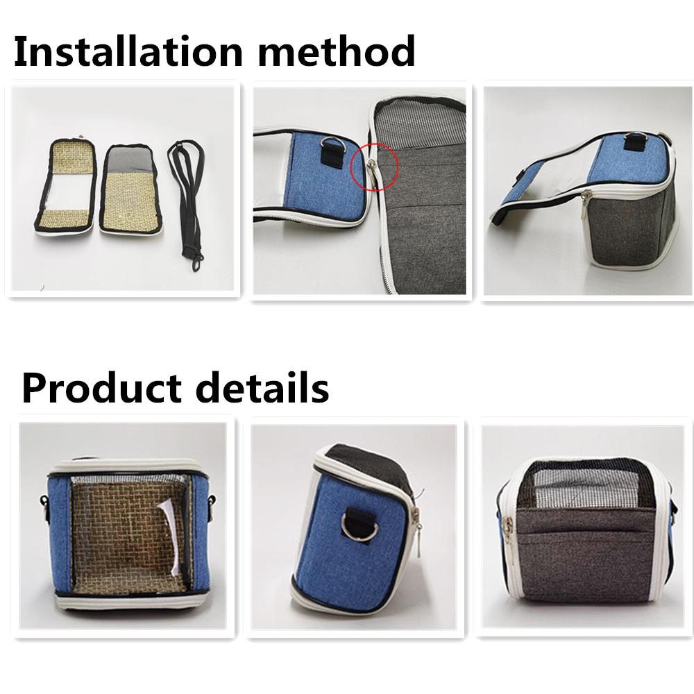 Супер портативная клетка для домашних животных, переноска для птиц, попугаев, дорожная сумка, дышащая, легкая, хомяк, белка для мелких животных, аксессуары для домашних животных