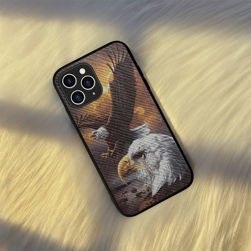 Чехол для телефона King Of Birds Eagle, жесткий кожаный чехол для iPhone 11 12 13 Mini Pro Max 8 7 Plus SE 2020 X XR XS Coque