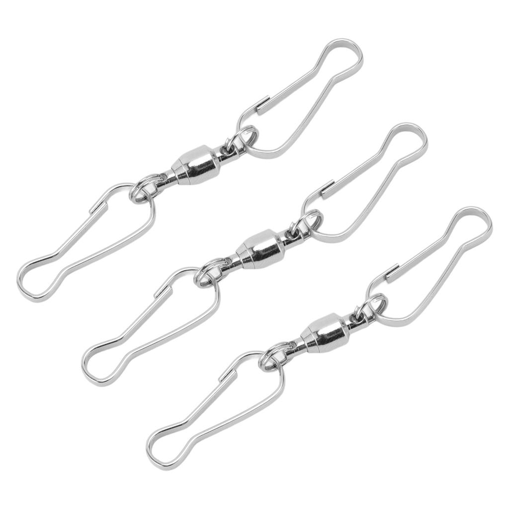 20pcs Windsock Clips Stainless Steel 360 Degree Rotation Dual Clip Wind Hangers for Wind Bird Feeders Solar Lights Flags