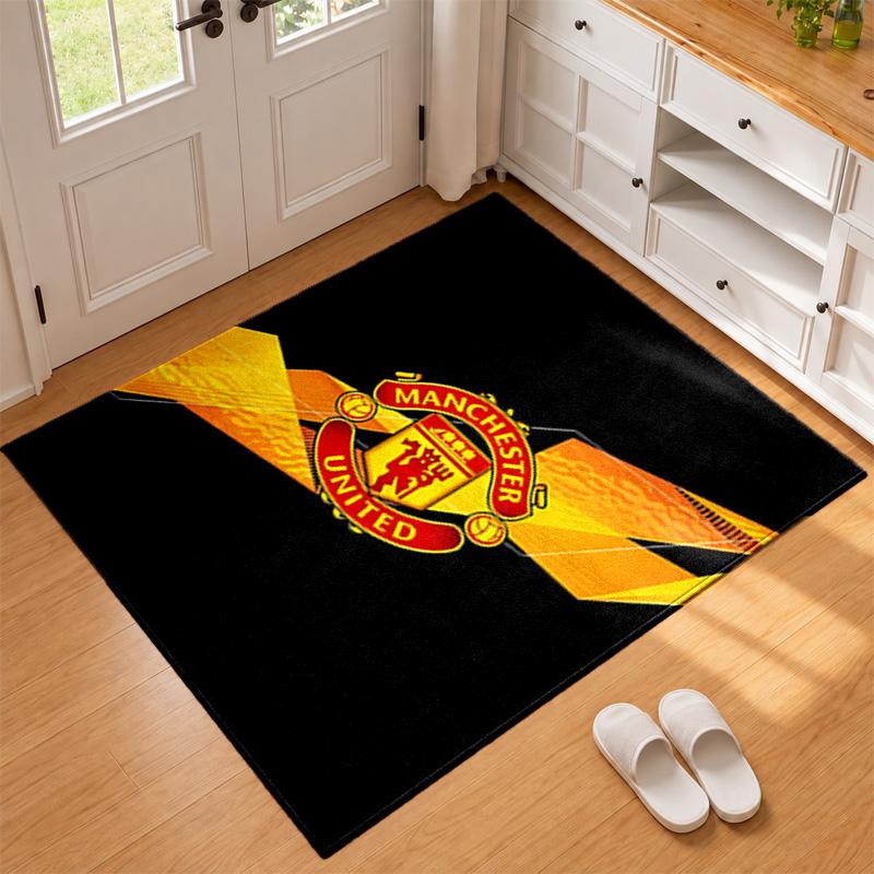 FC Manchester Carpet Door Mat for Living Room or Bedroom Protective Mat Under Chair Office Decoration Christmas Gift Birthday Present