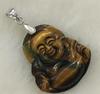 Unsex Hand Carving  Tiger Eye JADE Buddha Statue Lucky Pendant
