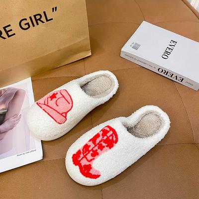 Клубнички Пара Хлопковые Тапочки Домашние Комнатные Мультяшные Платформа Шлепанцы Женские 2024 Дизайнерские Теплые Удобные Зимние Туфли Женские