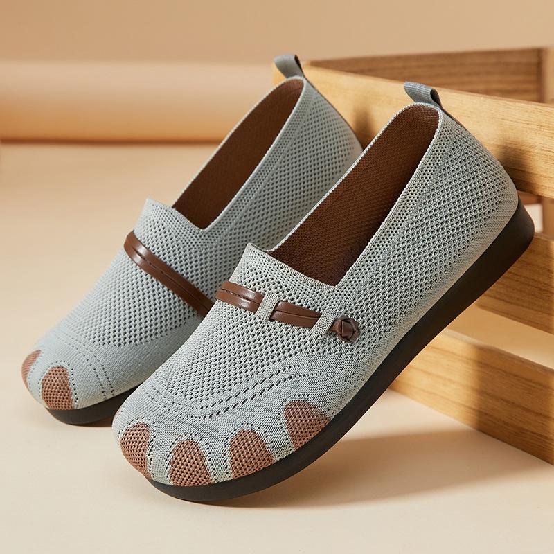 Туфли женские летние новые одинарные туфли женские повседневные туфли широкая стопа полная стопа одна педаль туфли для мамы