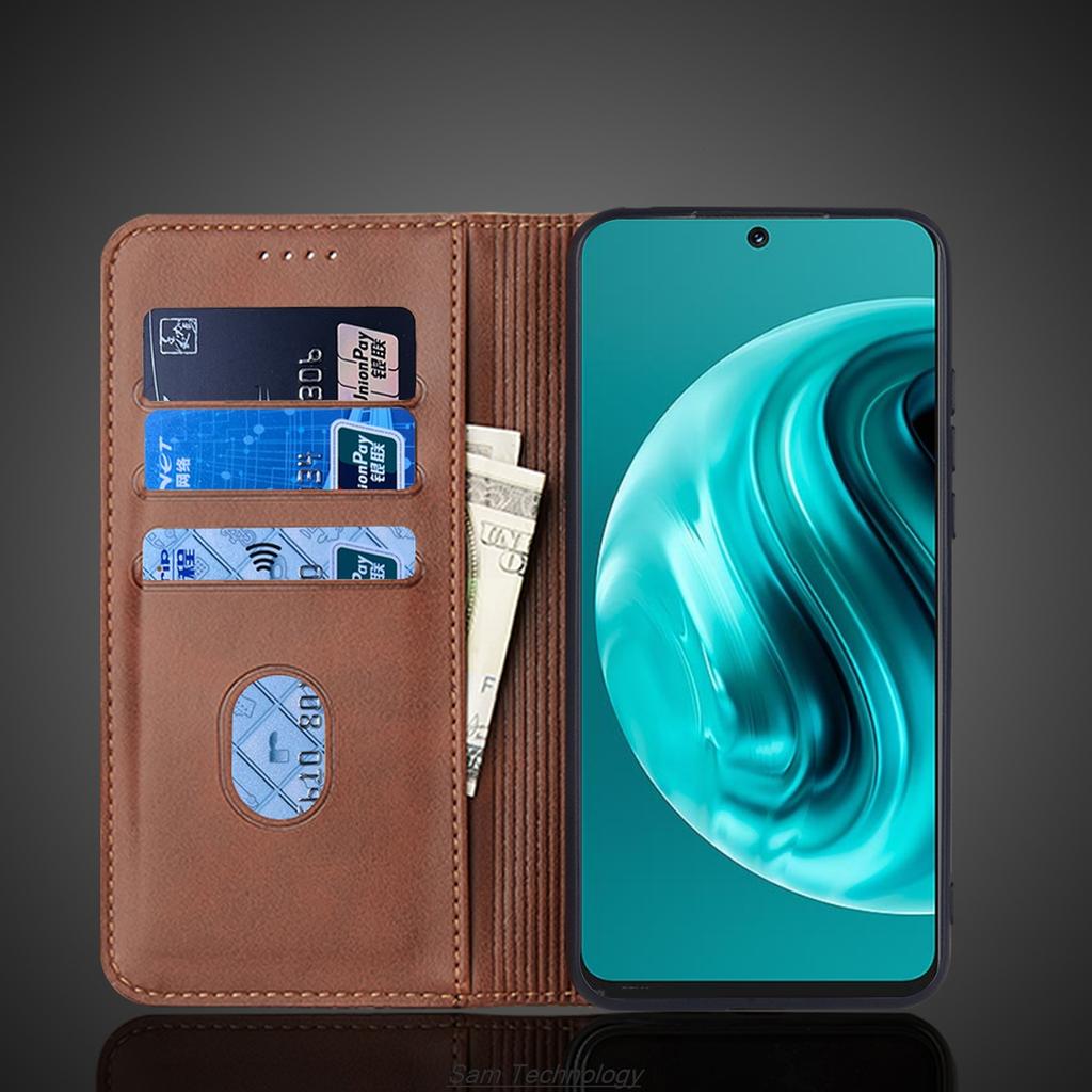 Магнитный притяжение кожаный чехол для Huawei Nova 13i / Nova13i кобура флип чехол Nova 13i кошелек телефон сумки Fundas Coque