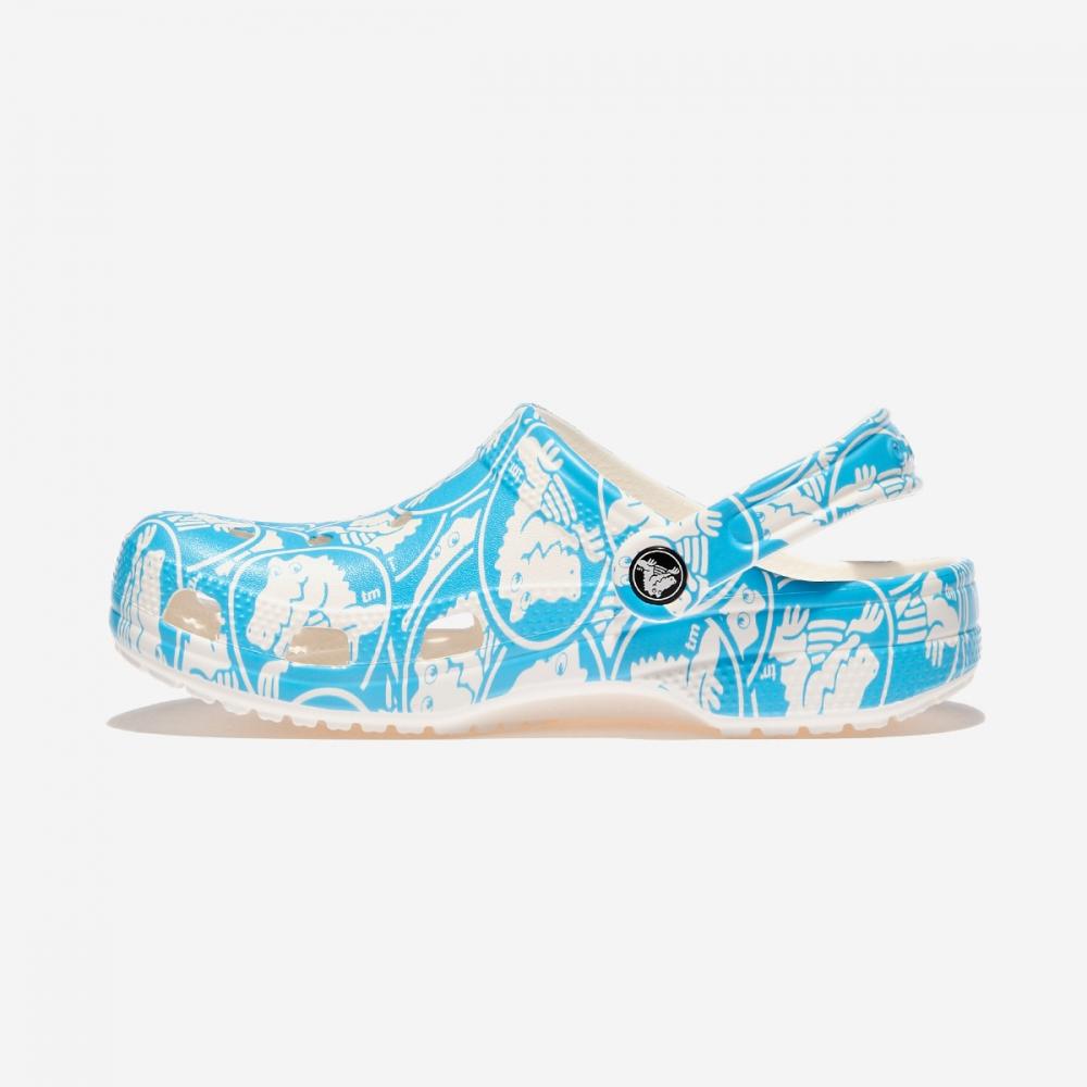 Crocs Классические сабо Duke Print Crs210003 Venetian Blue