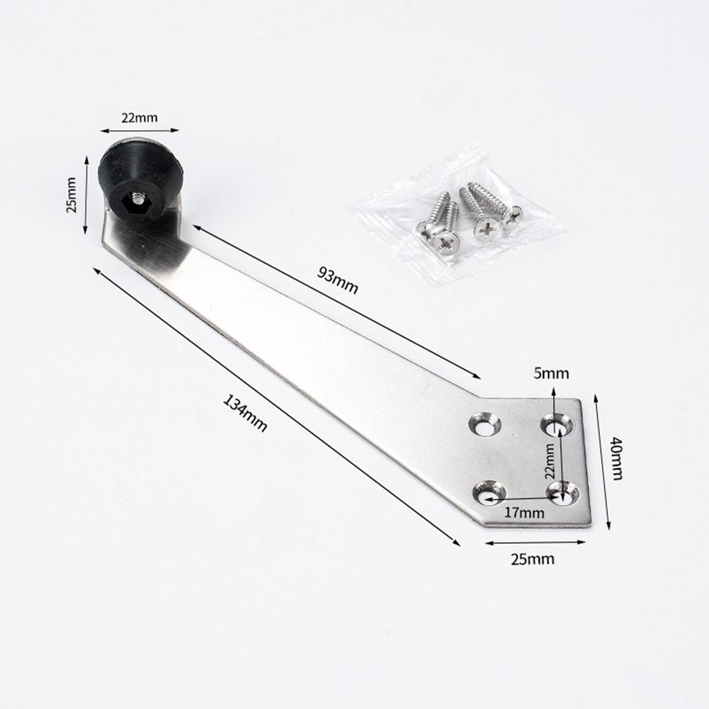 Защитные стопоры для дверей из нержавеющей стали Предотвращают повреждение стен дверью Надежный бесшумный бампер для деревянных и металлических дверей Простая установка