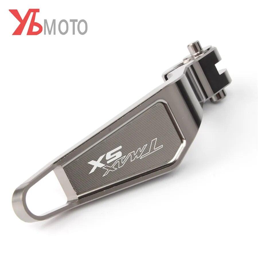 LOGO DX/SX Мотоциклетные аксессуары CNC Алюминиевый рычаг стояночного тормоза для yamaha t-max tmax 530 TMAX530 dx/sx 2017 2018