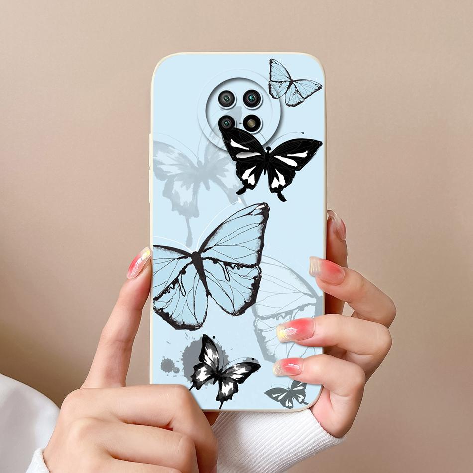 Чехол для Redmi Note 9T 9S Милый Модный Задняя Крышка Для Xiaomi Redmi Note 9 S Note9t Мягкий Жидкий Силикон Полное Покрытие Дизайн Чехлы