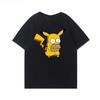 Miniso 2025 Новая модная футболка с коротким рукавом унисекс с принтом Pokémon Хлопок Удобная Свободная Повседневная Хит продаж Топ