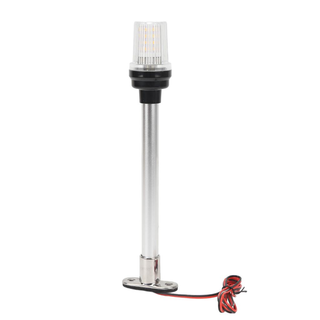 12in Boat Anchor Light 63 LEDs 360 Degree All Around Stern Pole Light 316 Stainless Steel Base For Fishing Boats Yacht