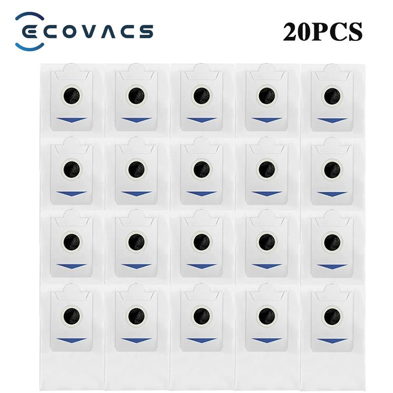 Запасные части для робота-пылесоса Ecovacs X5 OMNI / X5 PRO OMNI: Мешок для пыли, Основная боковая щетка, Фильтр, Аксессуары для швабры