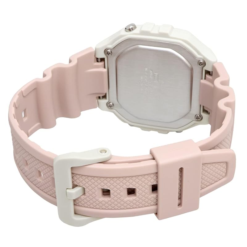[Casio] CASIO Стандартные цифровые часы W-218HC-4A2V Мужские/Женские Дешевые Casio Розово-бежевые Зарубежная модель [Б/У]