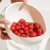 1pc Rice Bowl Drain Basket Kitchen Multi-purpose Rice Washing Machine Fruit Bowl Washing Drain Basket With Handle Home Organizer