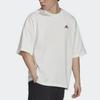 adidas Футболки Мужские Белые С Круглым Вырезом Умеренный Прямой Крой H61129
