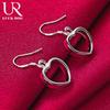 Серьги-подвески в форме сердца из стерлингового серебра 925 пробы для пирсинга, модные свадебные украшения