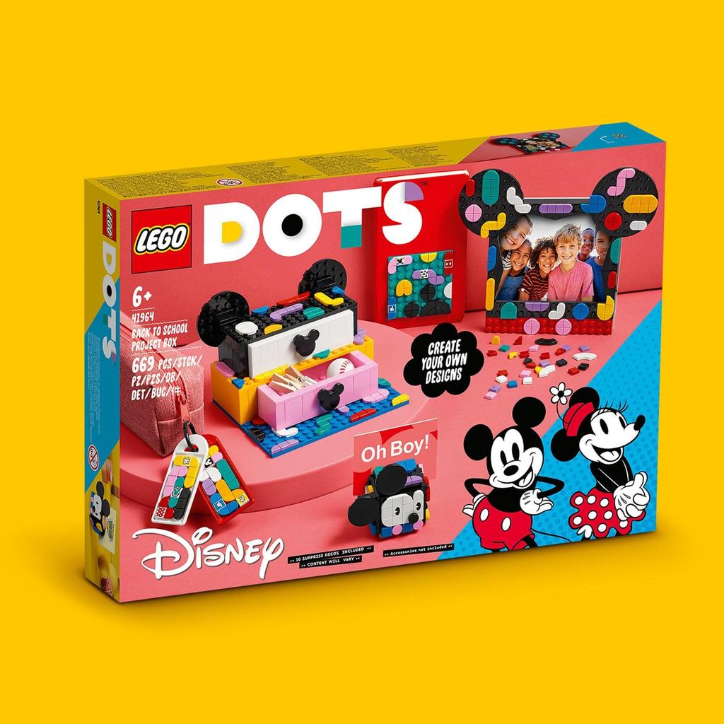 LEGO Dots Mickey and Minnie Fun Tool Box 41964 Toy Block Present Jewelry Craft Boys Girls Ages 6 and Up