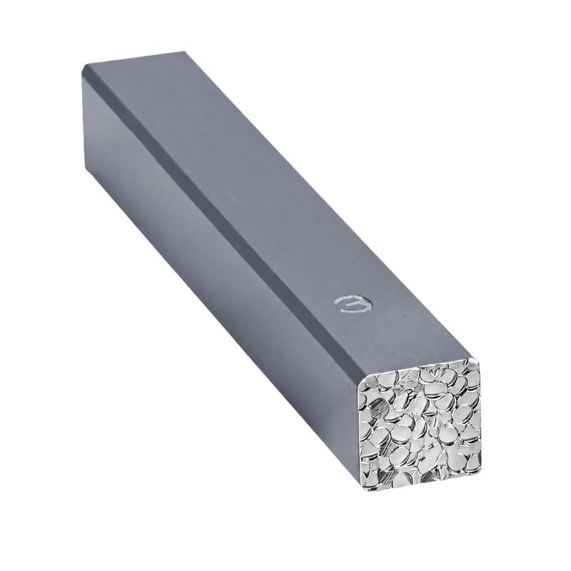 Текстурный штамп для ювелирных изделий с ручной гравировкой на торце, Металлический инструмент для декоративной маркировки на изделиях из серебра и золота