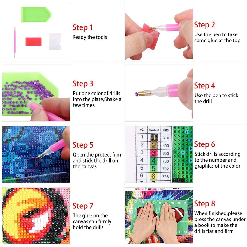 Фэнтези Замок Розы 5D DIY Наборы Алмазной Живописи Цветок Полный Круглый Квадратный Дрель Алмазная Вышивка Алмазная Мозаика Искусство Y579