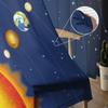 Современные шторы Galaxy Planet для гостиной, прозрачные тюлевые шторы, оконная кисея для спальни, аксессуары, декор