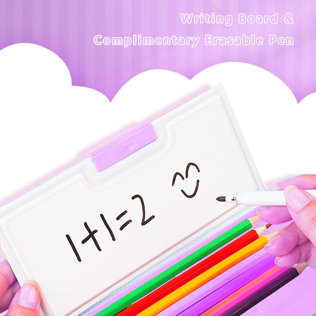 Ручка-карандаш Lilybeauty для девочек начальной школы и точилка для карандашей Password Pencil, симпатичный чехол, чехол, для студентов, для мальчиков, двухстороннее открытие,