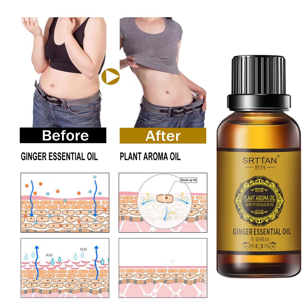 Slimming  Oil, Belly Draining,   Oil, Firming Slimming Slim Big Belly Massage Out Oil 30ML