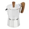 Алюминиевая кофеварка Moka Pot, кофеварка на плите, термостойкая кухонная кофейная чашка для домашнего хозяйства, 3 чашки