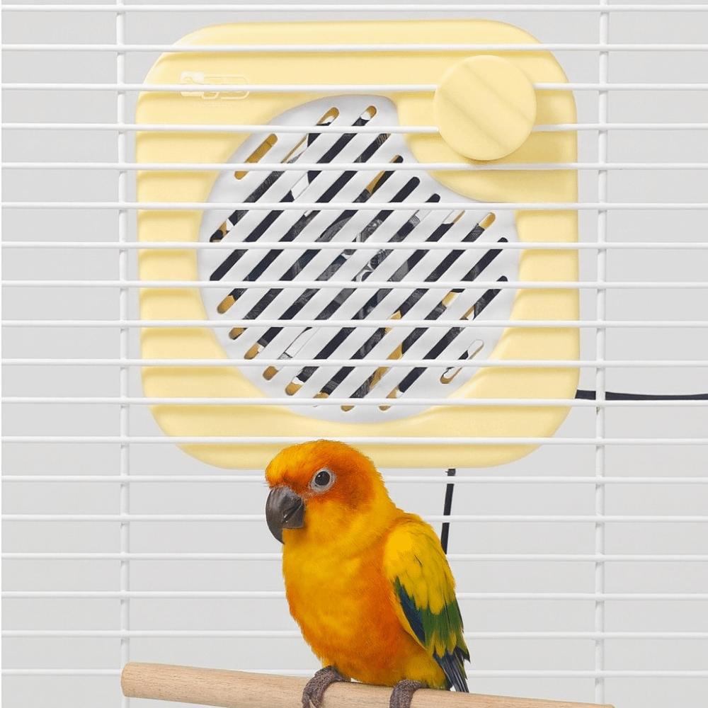 Автоматический тепловентилятор для попугая Защищенное от ожогов устройство для обогрева птиц для змей, черепах, ящериц