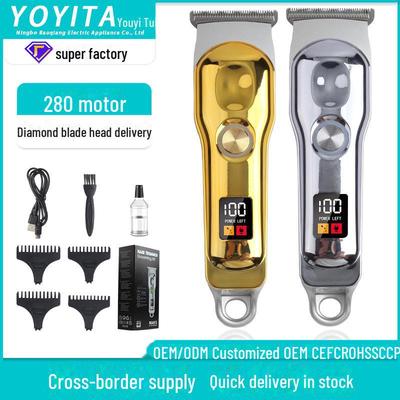 Мужские электрические машинки для стрижки волос с цифровым дисплеем — для карвинга, облысения и жирной головы, портативная мини-дизайн
