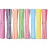 OWLFAVO 1200pcs Polka-Dotted Colourful Plastic Twist Ties with 1 Storage Box, 4 Inch Long 8 Mixed Colors, Bread Bags Ties for Candy Cookies Gift Bags